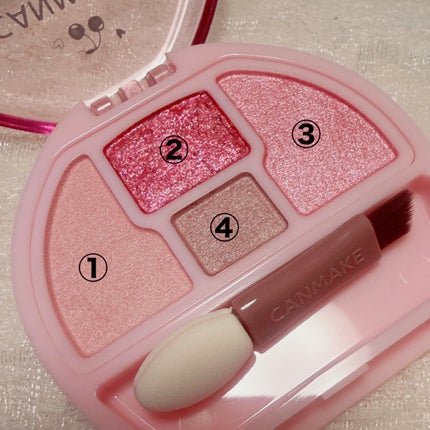 プランぷくコーデアイズ/キャンメイク/パウダーアイシャドウを使ったクチコミ(2枚目)