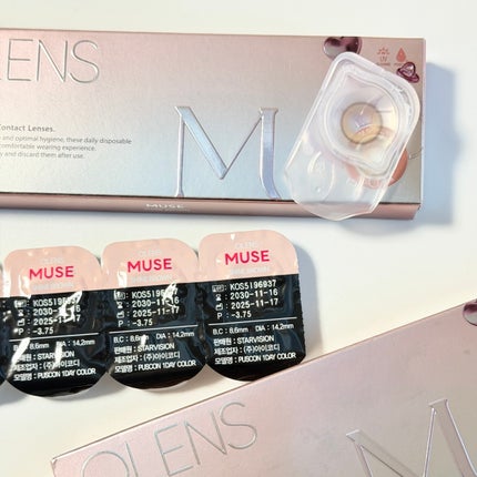 MUSE 1day/OLENS/ワンデー(1DAY)カラコンを使ったクチコミ(3枚目)