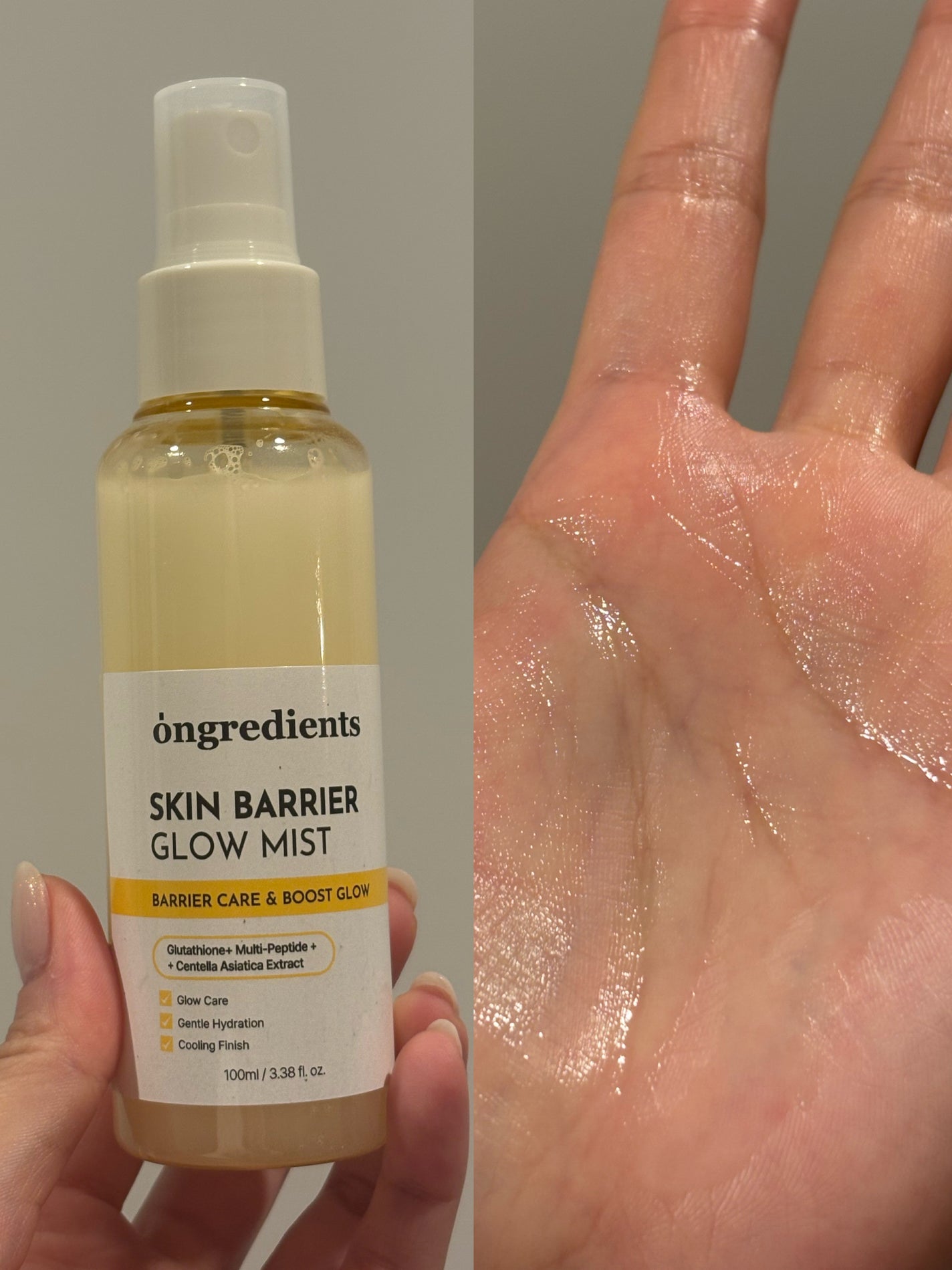 オングリディエンツ スキンバリアグローミスト/Ongredients/ミスト状化粧水を使ったクチコミ(1枚目)