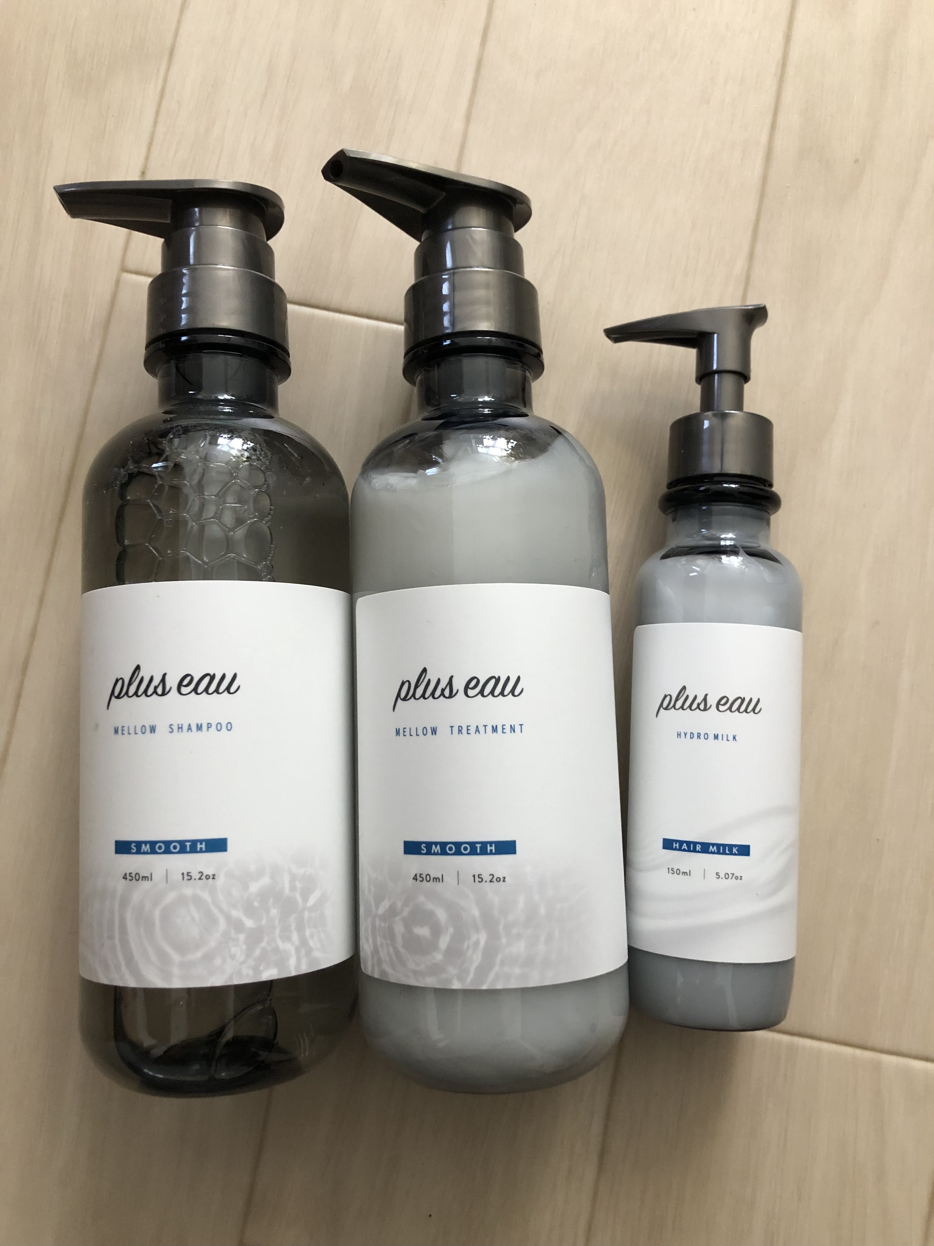 メロウシャンプー/メロウトリートメント/plus eau/市販シャンプーを使ったクチコミ（1枚目）