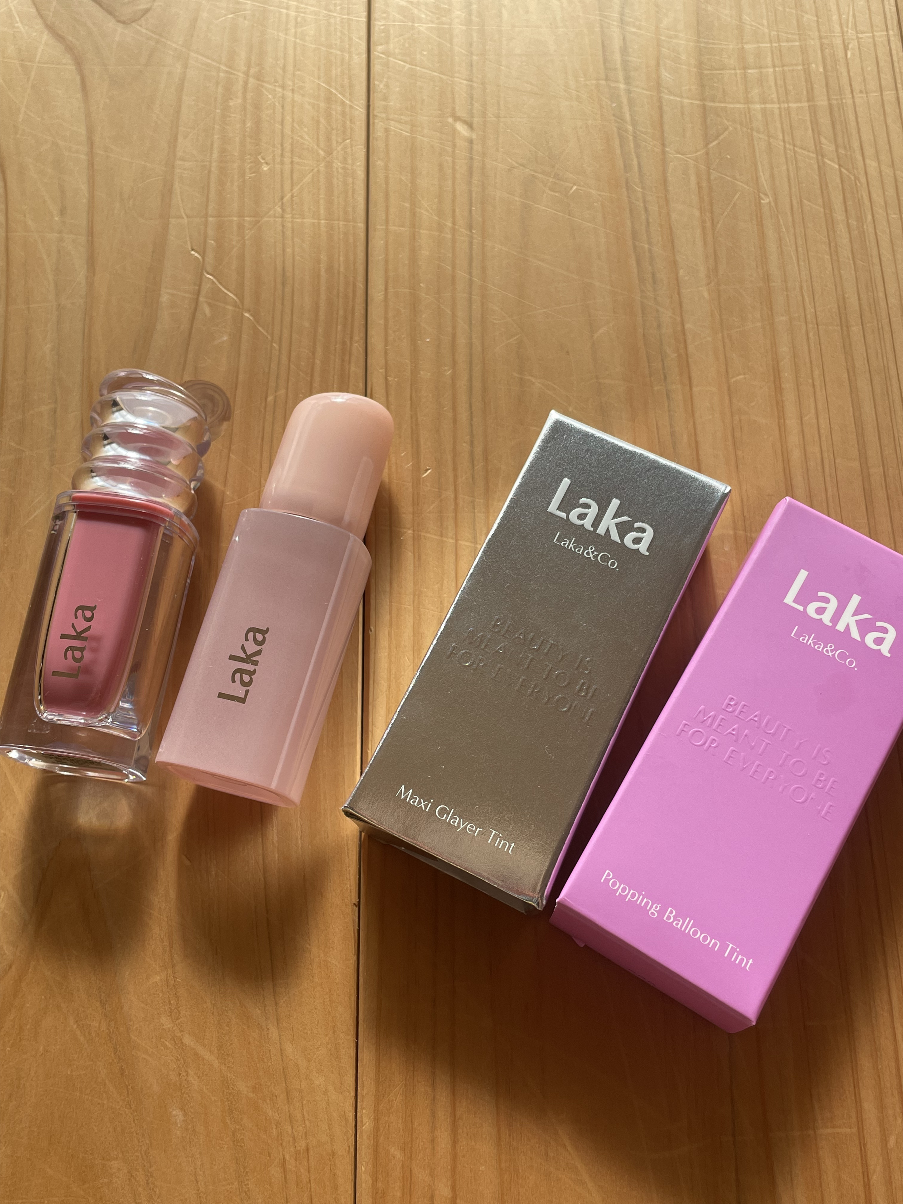 ラカ　マキシグレイヤーティント/Laka/リップティントを使ったクチコミ（1枚目）