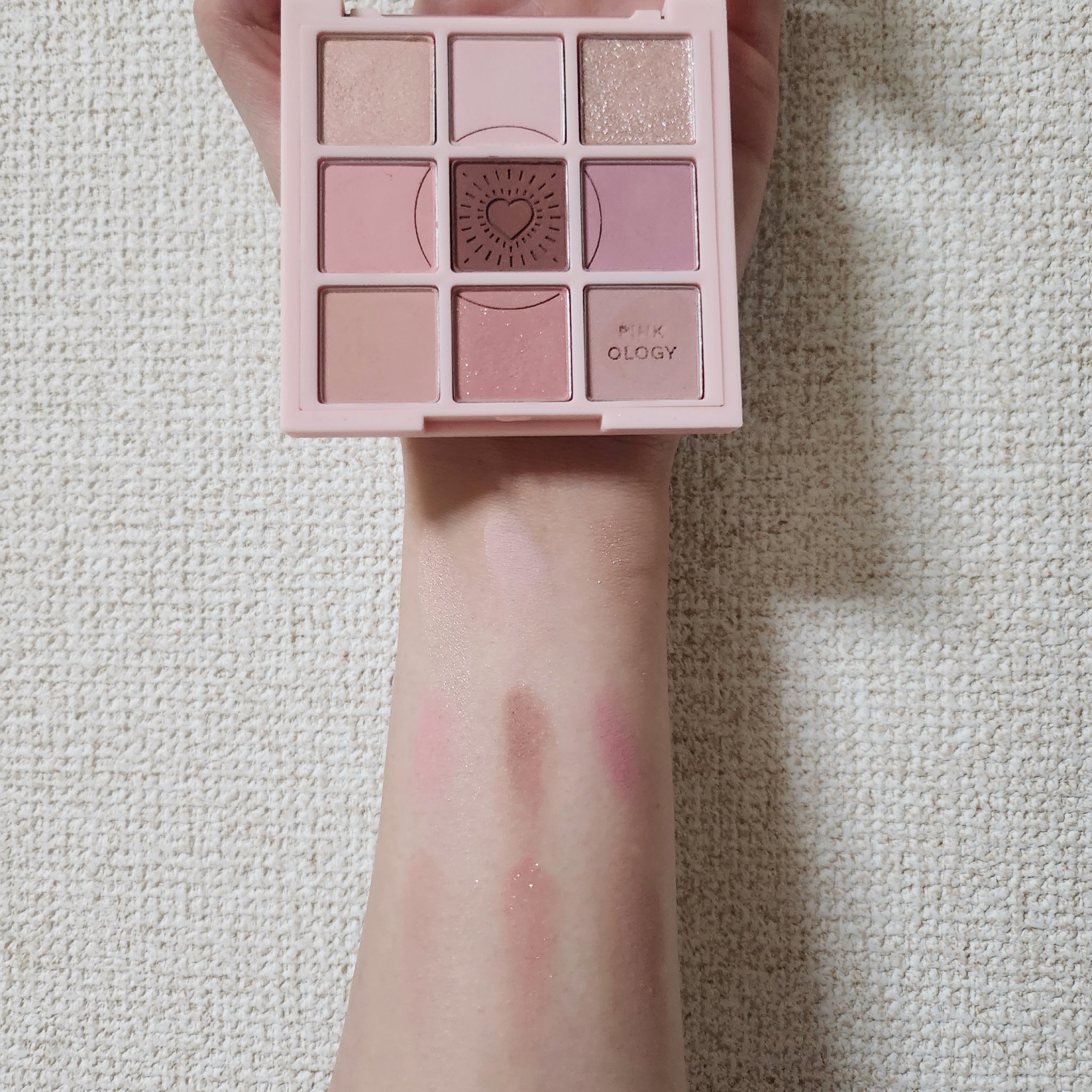 マイフェイブムードアイパレット 9カラー/HOLIKA HOLIKA/アイシャドウパレットを使ったクチコミ（2枚目）