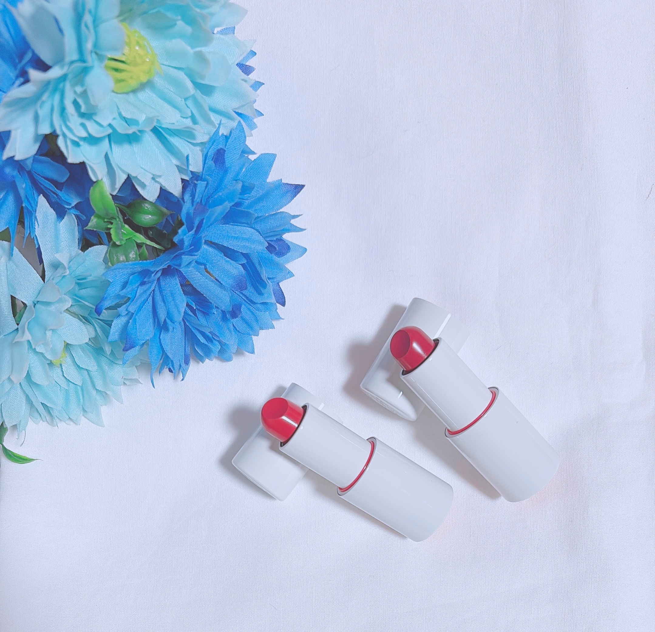 ヘルシーグロウバームスティック/wakemake/口紅を使ったクチコミ（2枚目）