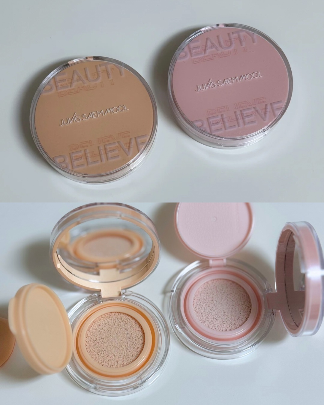 JUNG SAEM MOOL アーティスト クッション ハイライターのクチコミ「ジョンセンムル アーティスト 
クッション ハイライター 4g
⚫︎Halo Veil
イエベ.....」（1枚目）