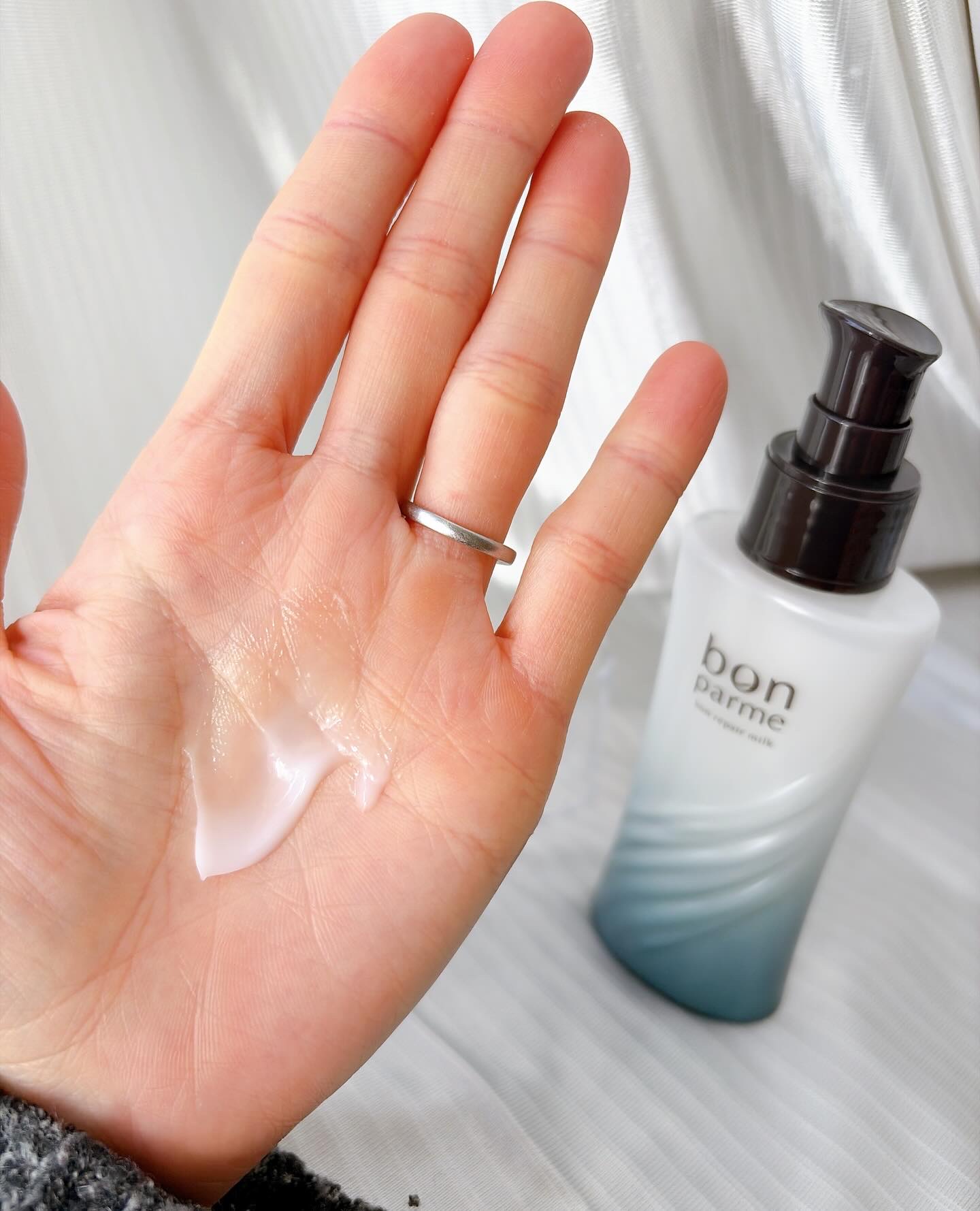 ボンリペアミルク/bonparme/ヘアミルクを使ったクチコミ（3枚目）