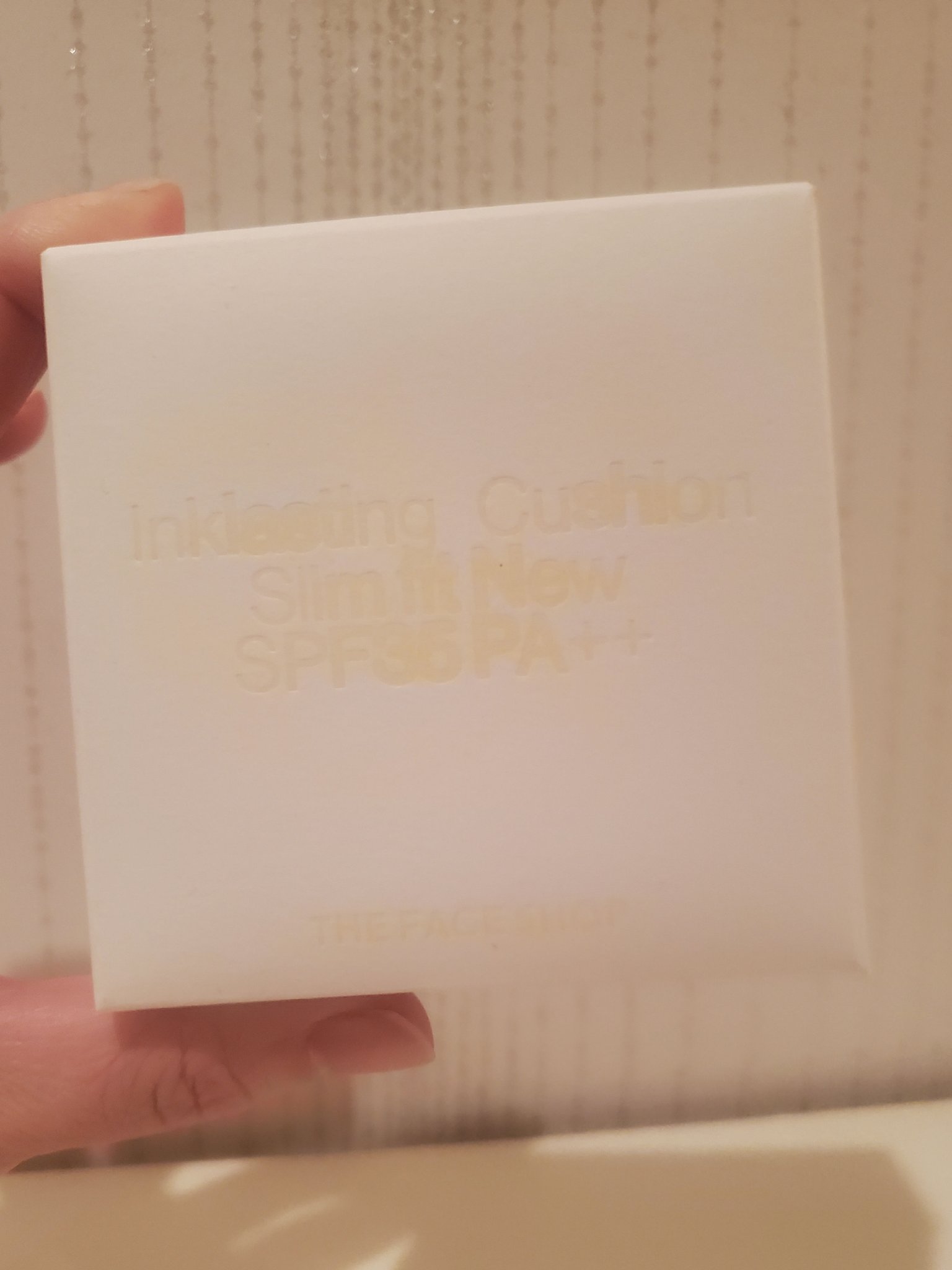 インクラスティングクッションファンデーション/THE FACE SHOP/クッションファンデーションを使ったクチコミ（3枚目）