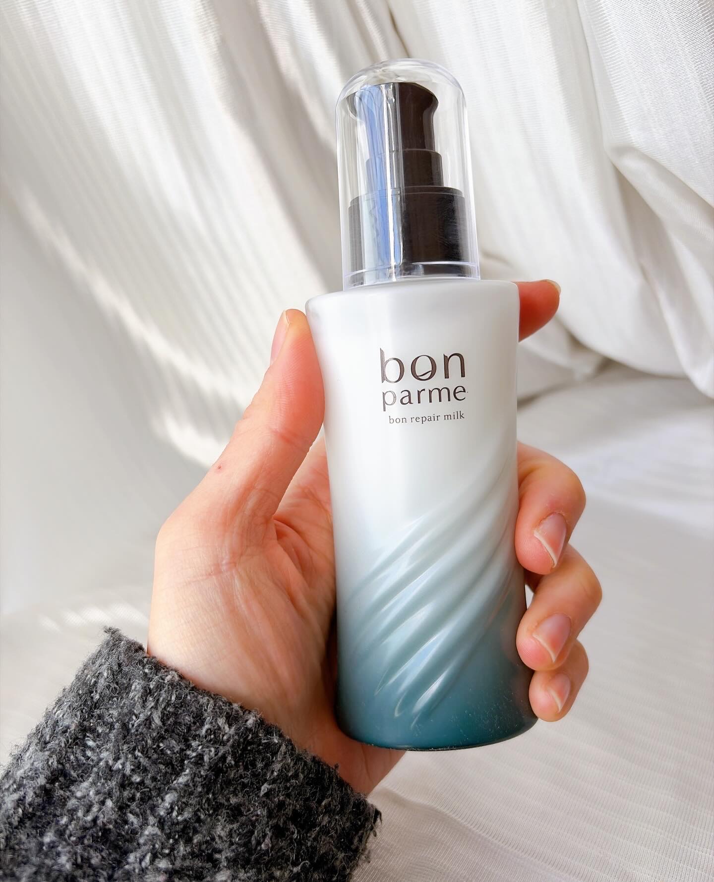 ボンリペアミルク/bonparme/ヘアミルクを使ったクチコミ（2枚目）