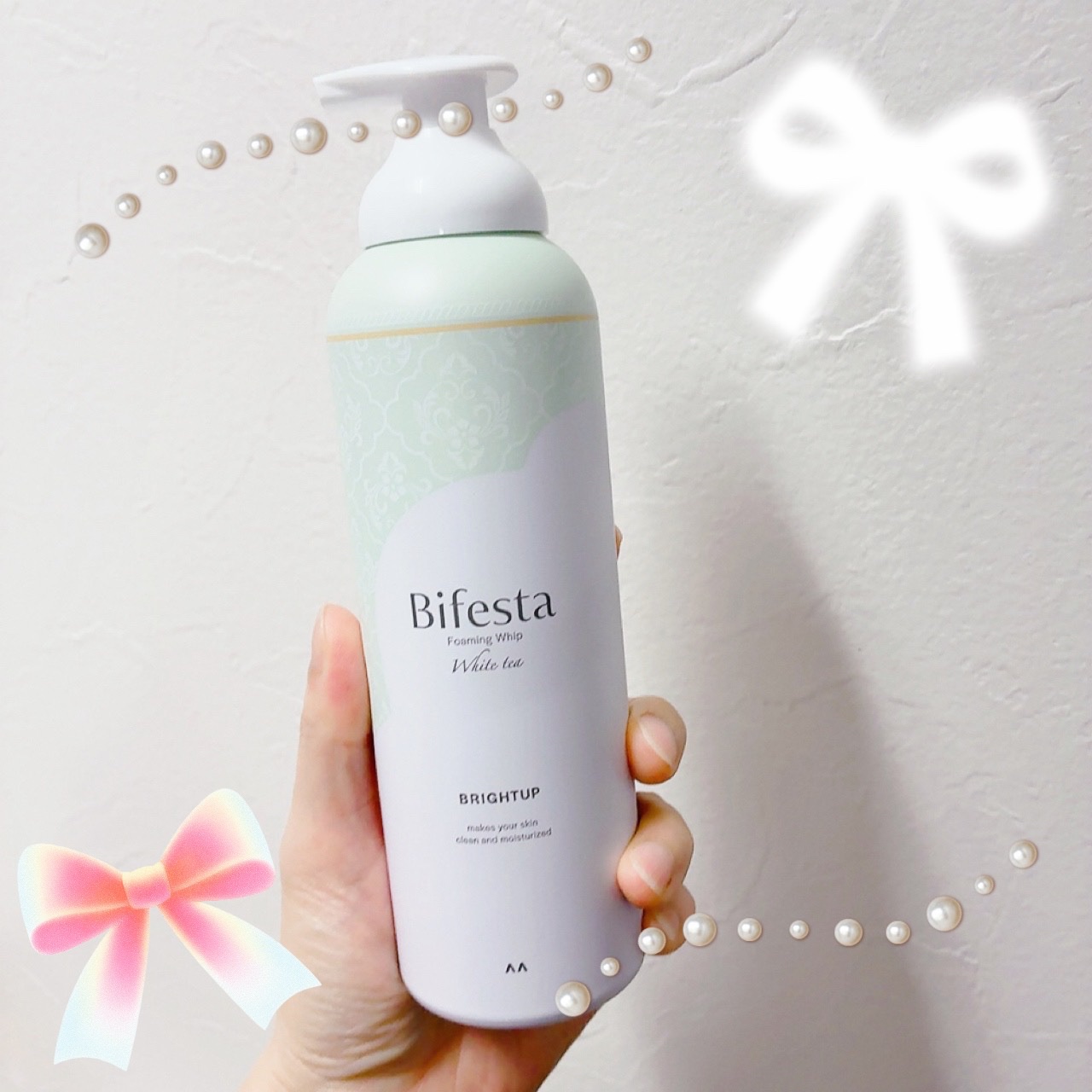 ビフェスタ 泡洗顔 ブライトアップ ホワイトティーの香り/ビフェスタ/泡洗顔を使ったクチコミ（1枚目）