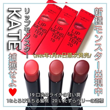 ケイト リップモンスター/KATE/口紅を使ったクチコミ(1枚目)