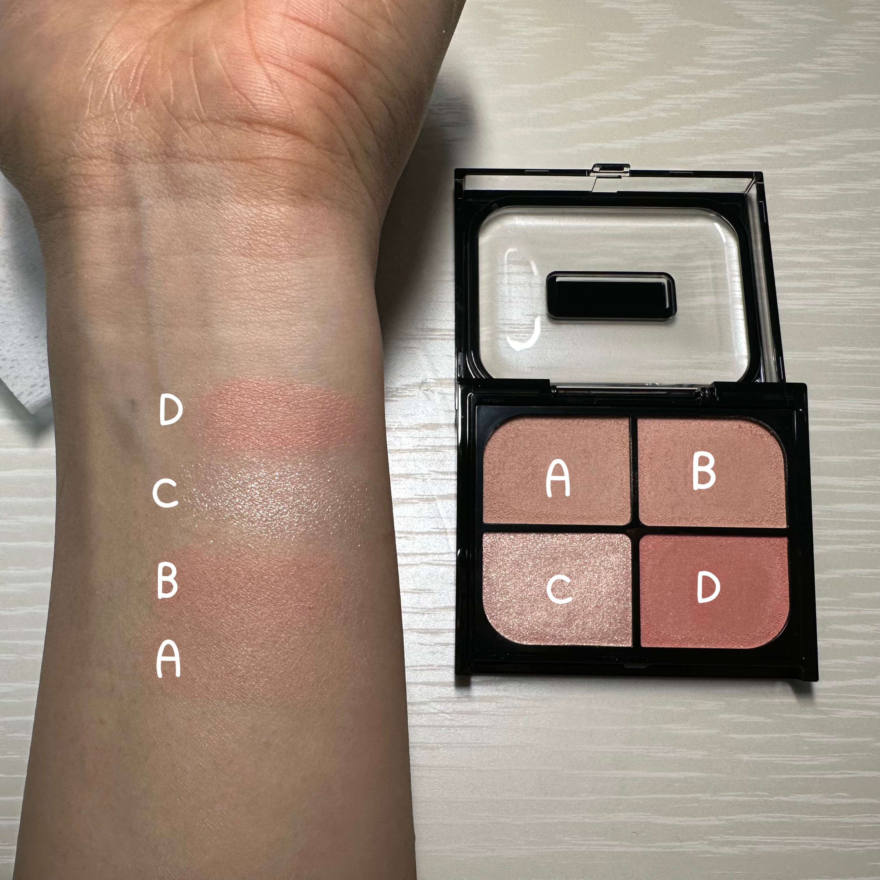 バウンシーチークシャドウ/KATE/マルチパレットを使ったクチコミ（3枚目）