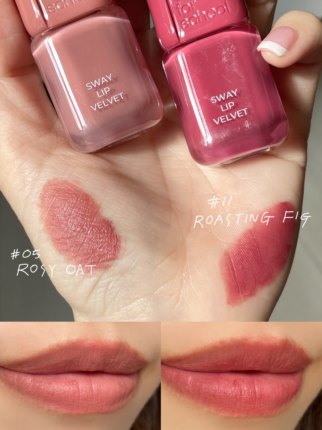 スウェイリップベルベット/too cool for school/リップティントを使ったクチコミ（2枚目）