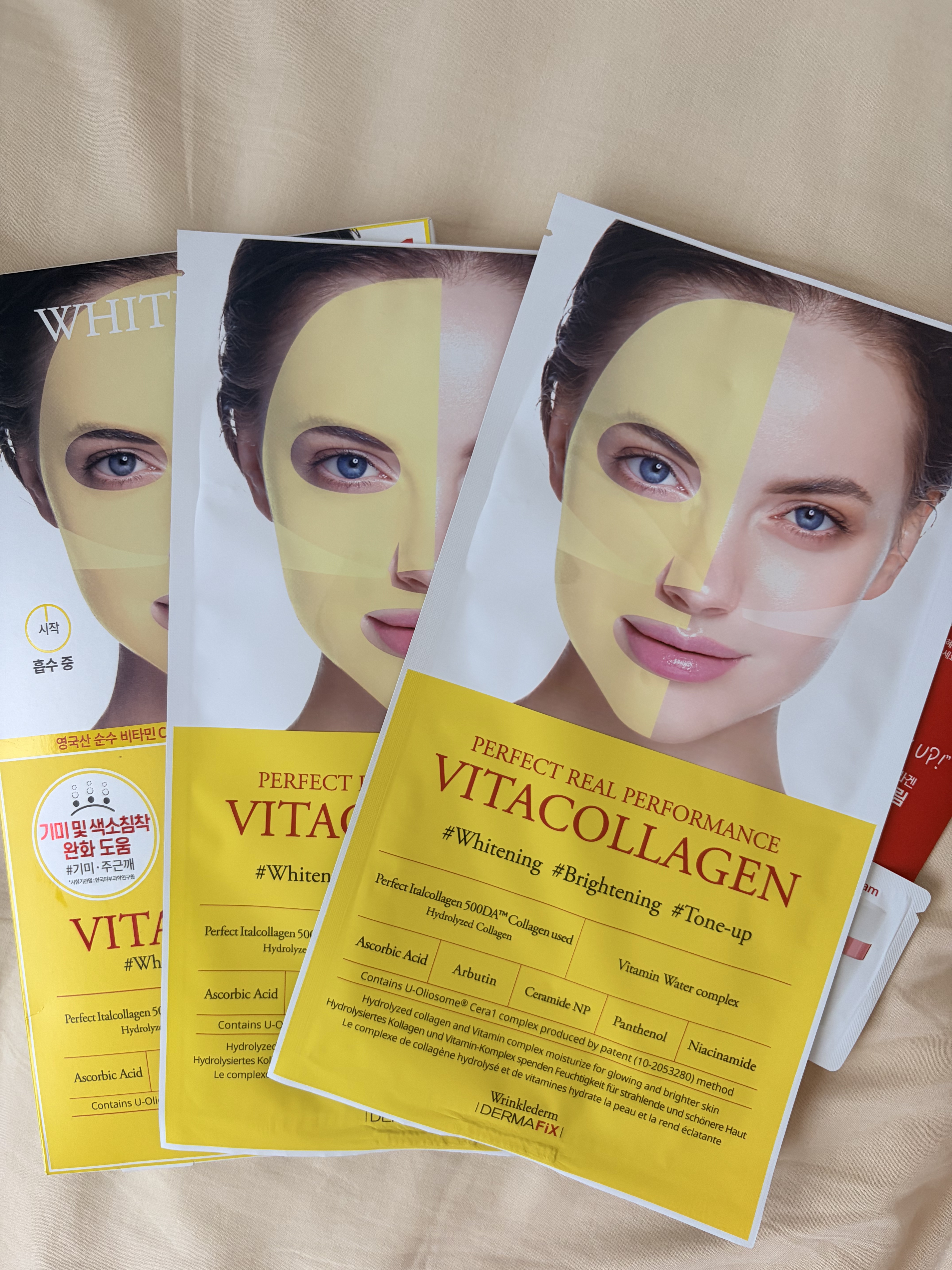 パーフェクト リアル パフォーマンス ビタコラーゲ ンマスクパック /ダーマフィックス/シートマスク・パックを使ったクチコミ（3枚目）