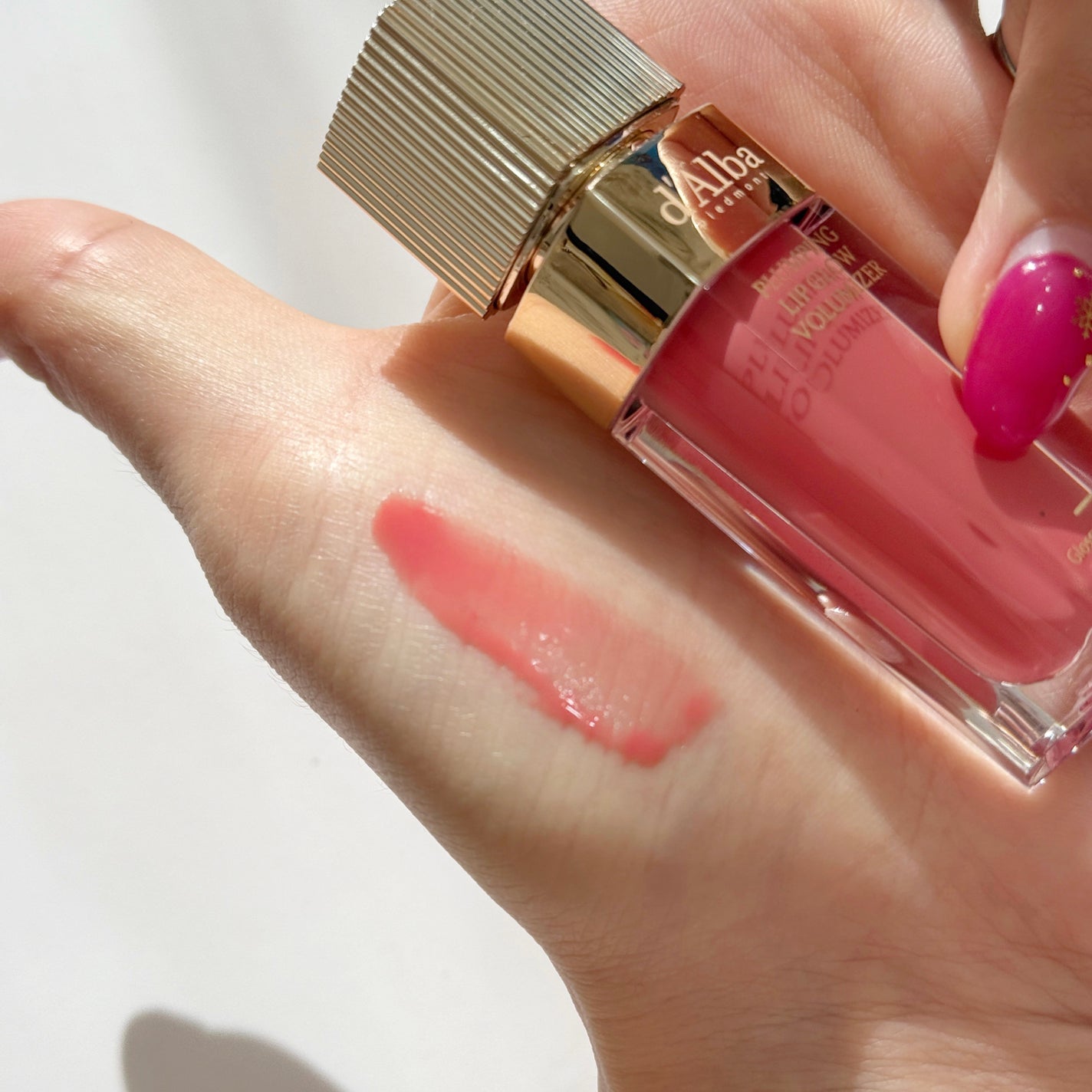 プランピングリップグロウムードボリューマイザー/ダルバ/リップグロスを使ったクチコミ(7枚目)