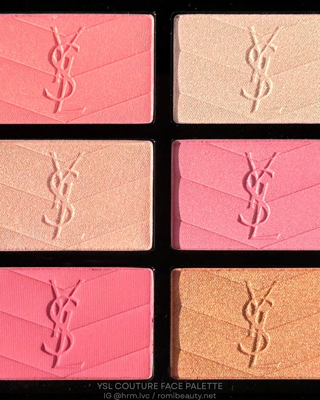 クチュール フェイス パレット/YVES SAINT LAURENT BEAUTE/パウダーチークを使ったクチコミ（2枚目）