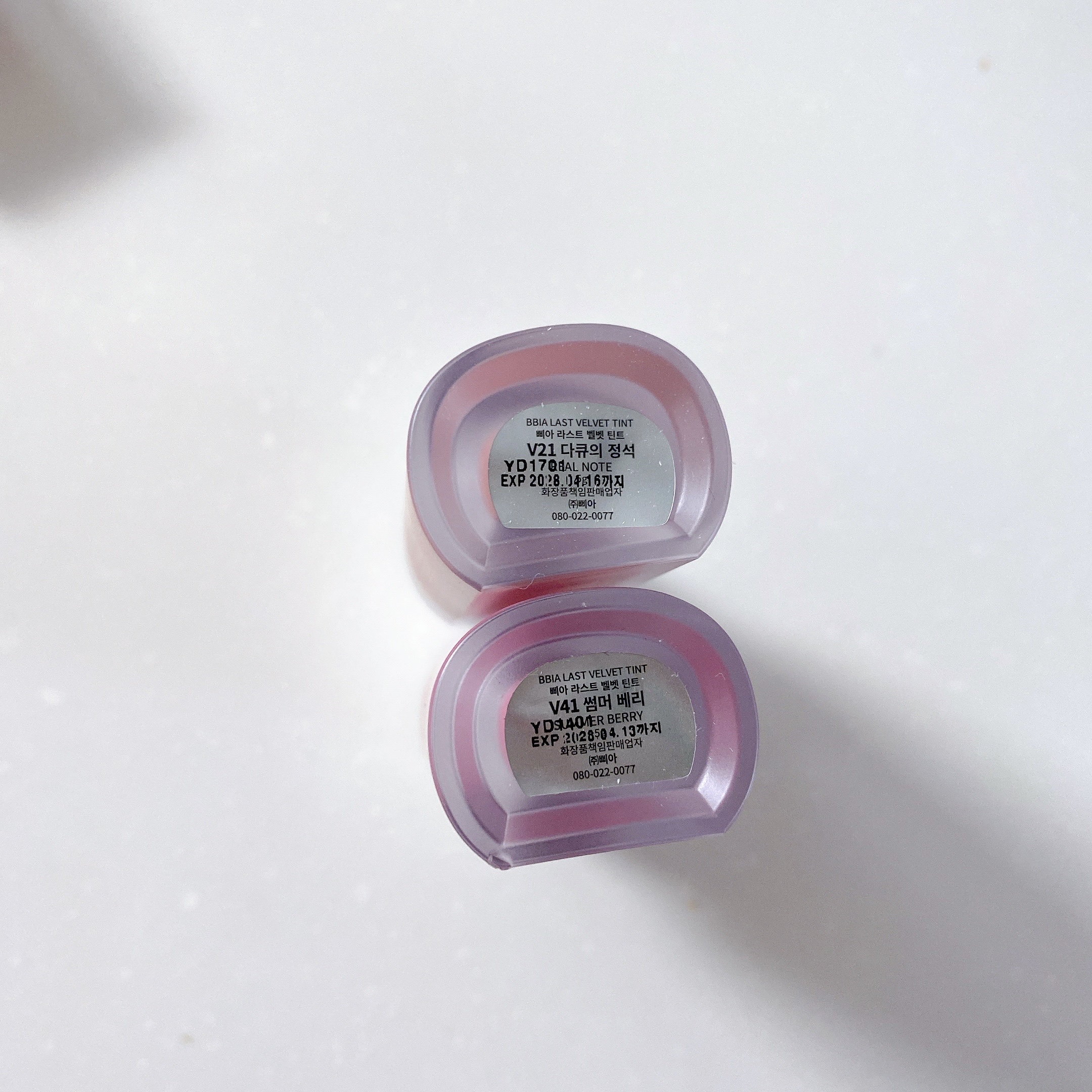 ラストベルベットティント/BBIA/口紅を使ったクチコミ（3枚目）