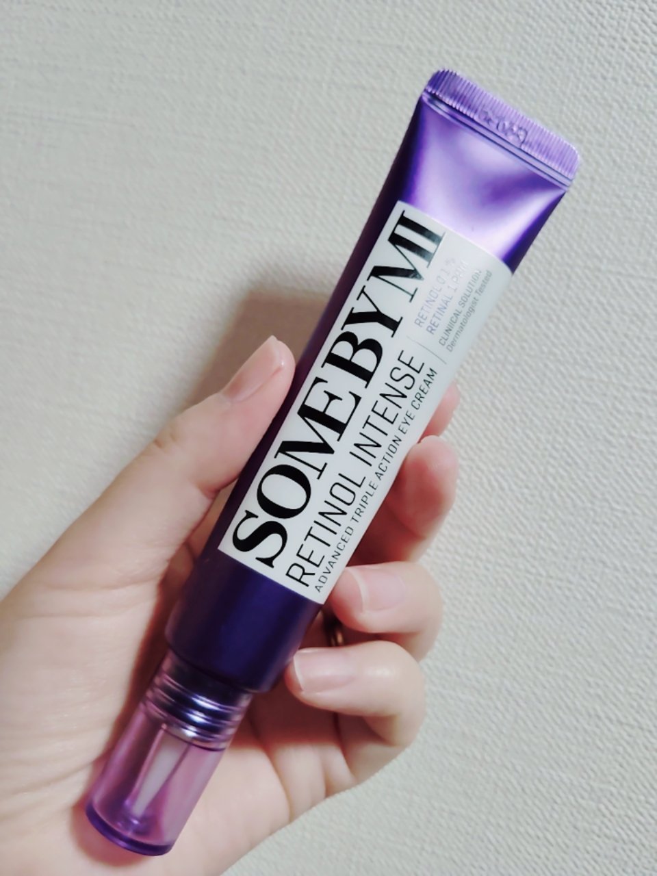 SOME BY MI　レチノールインテンシブ アドバンスドトリプルアクションアイクリーム

みなさん、こんばんは☺
SOME BY MI　レチノールインテンシブ アドバンスドトリプルアクションアイクリームを紹介します。

レチノール配合のア