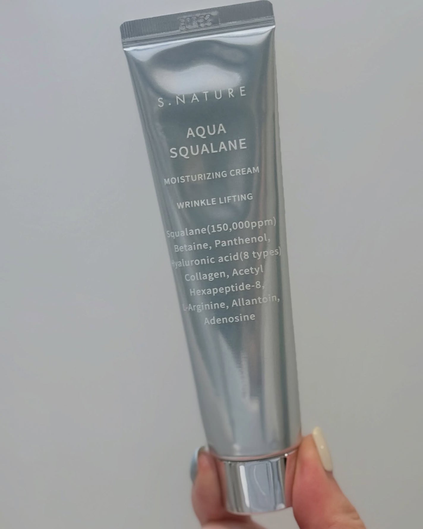 アクアスクワランモイスチャークリーム/S.NATURE/フェイスクリームを使ったクチコミ(4枚目)