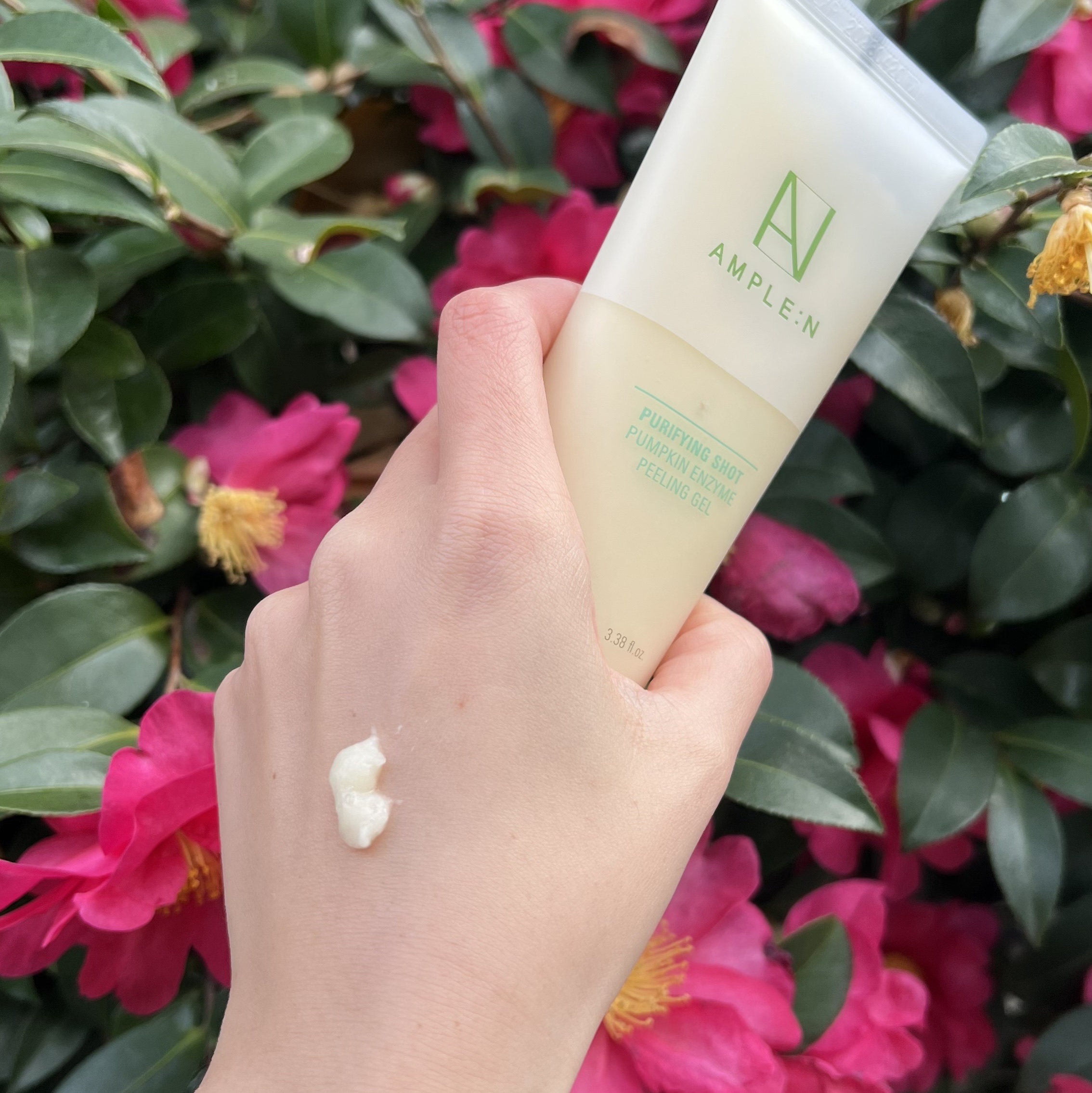 AMPLE:N プリパインショットカボチャ酵素ピーリングジェルのクチコミ「最近肌のごわつきが気になったので
評価が良かったピーリングを購入！
カボチャピーリングらしくて.....」（2枚目）