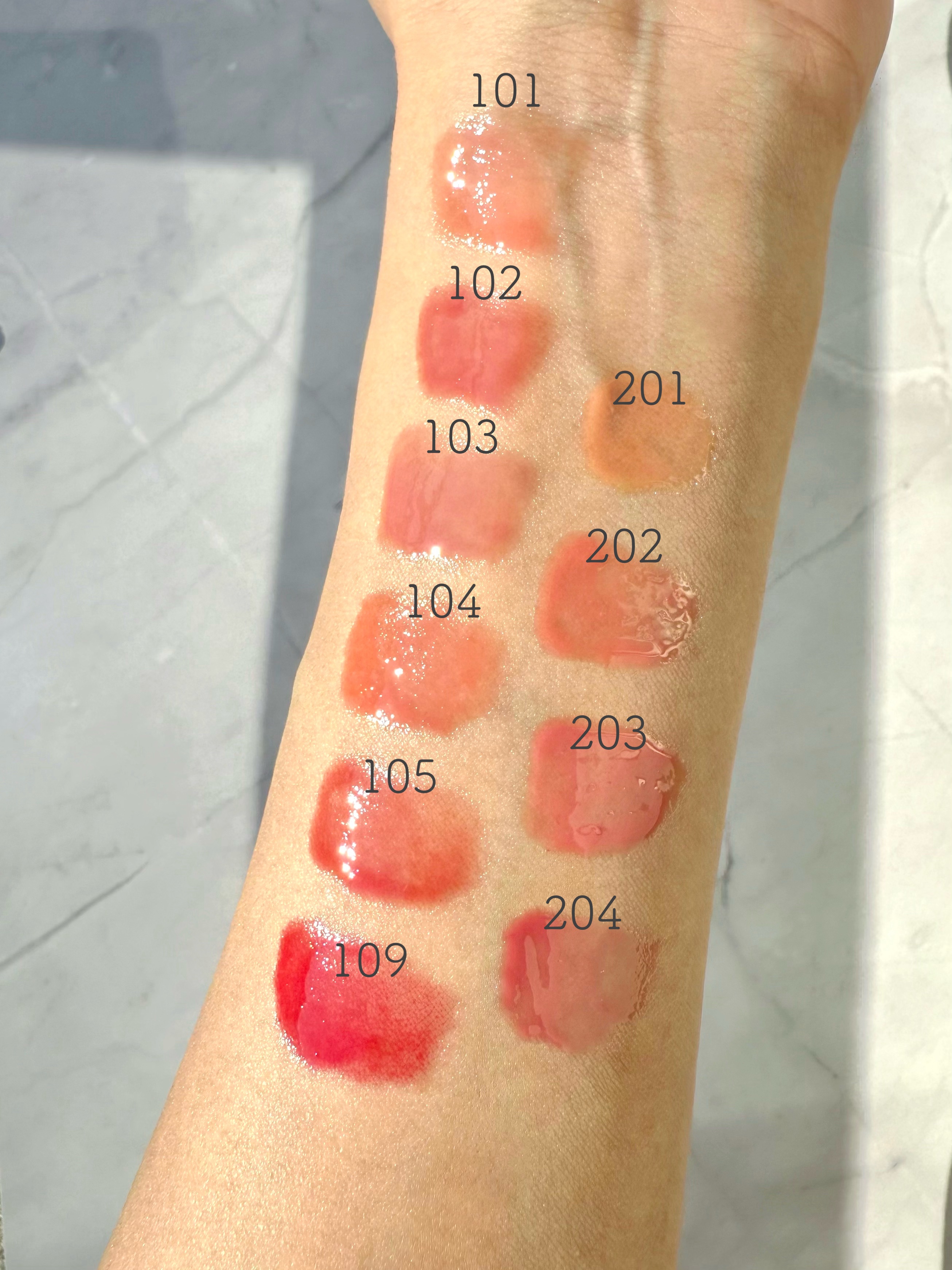 ミニグレイズバウンシングティント/2aN/リップティントを使ったクチコミ（3枚目）