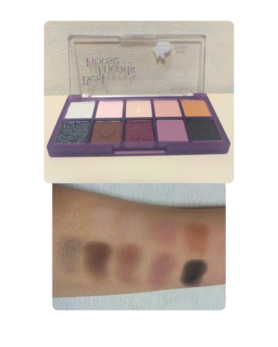 ビーマイベストフレンズハウスパレット/Milk Touch/アイシャドウパレットを使ったクチコミ（3枚目）