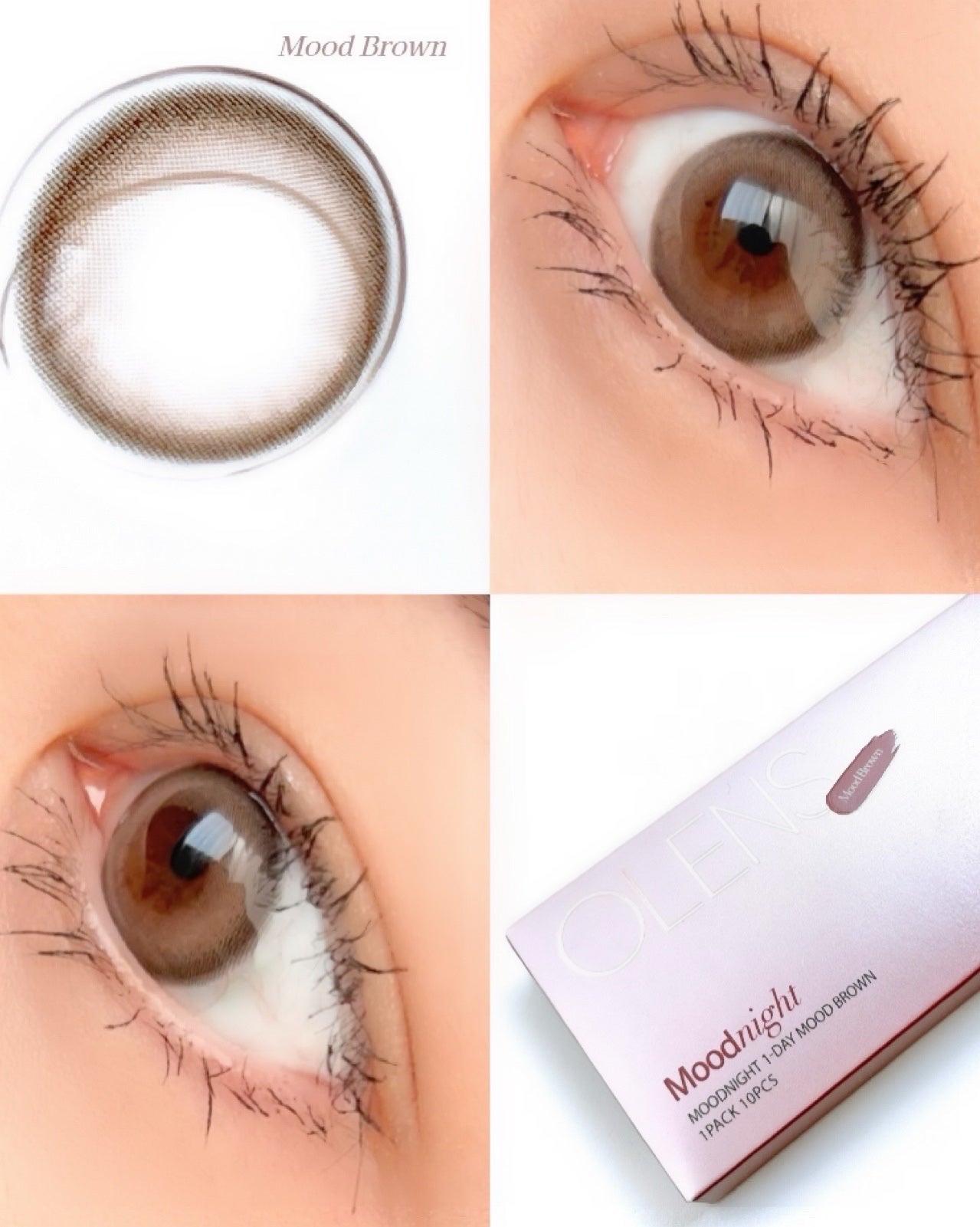 Moodnight 1day/OLENS/ワンデー(1DAY)カラコンを使ったクチコミ(3枚目)