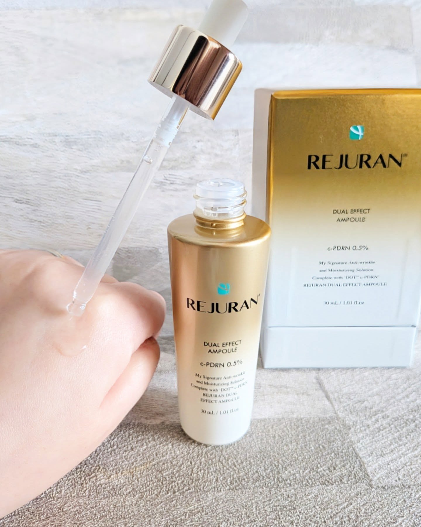 REJURAN デュアル エフェクト アンプル 30mL/REJURAN COSMETICS/美容液を使ったクチコミ（3枚目）