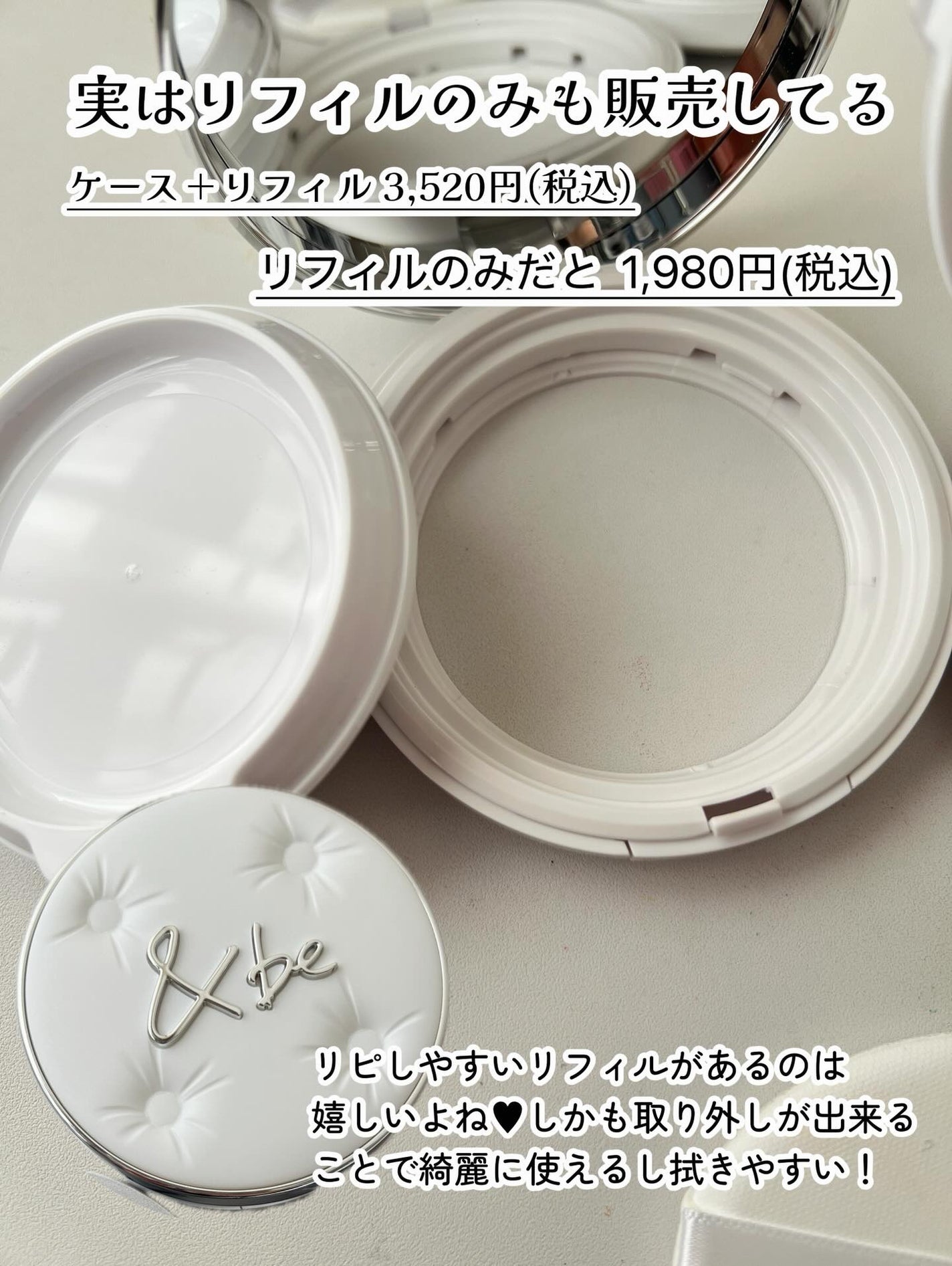 プレストクリアパウダー/&be/プレストパウダーを使ったクチコミ(5枚目)