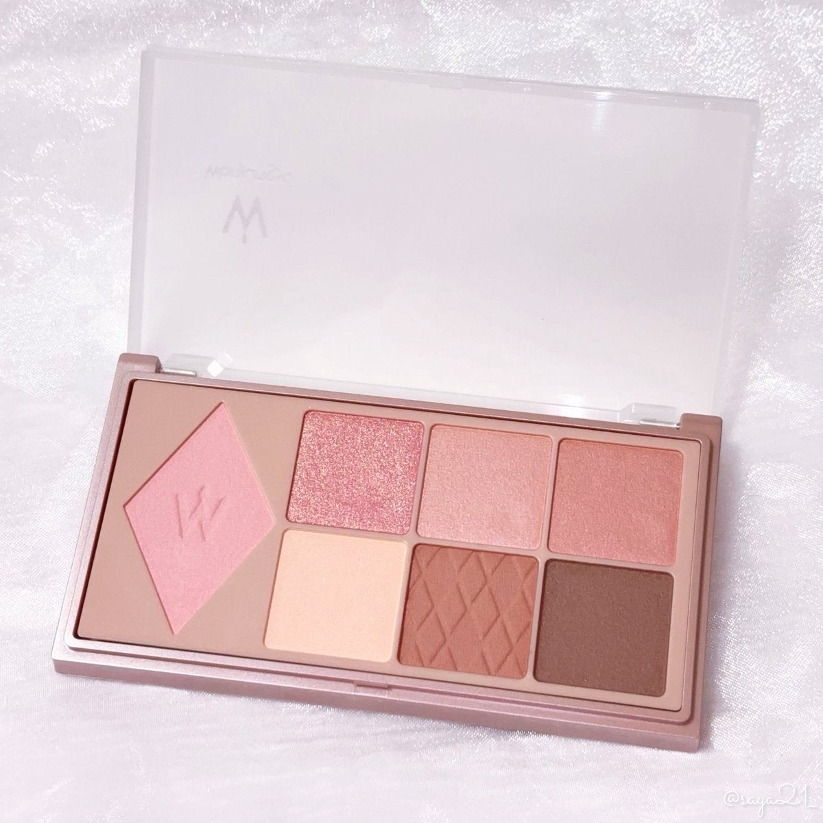 ウォンジョンヨ Ｗ デイリームードアップパレット  05 ピーチモカ/Wonjungyo/アイシャドウパレットを使ったクチコミ（2枚目）