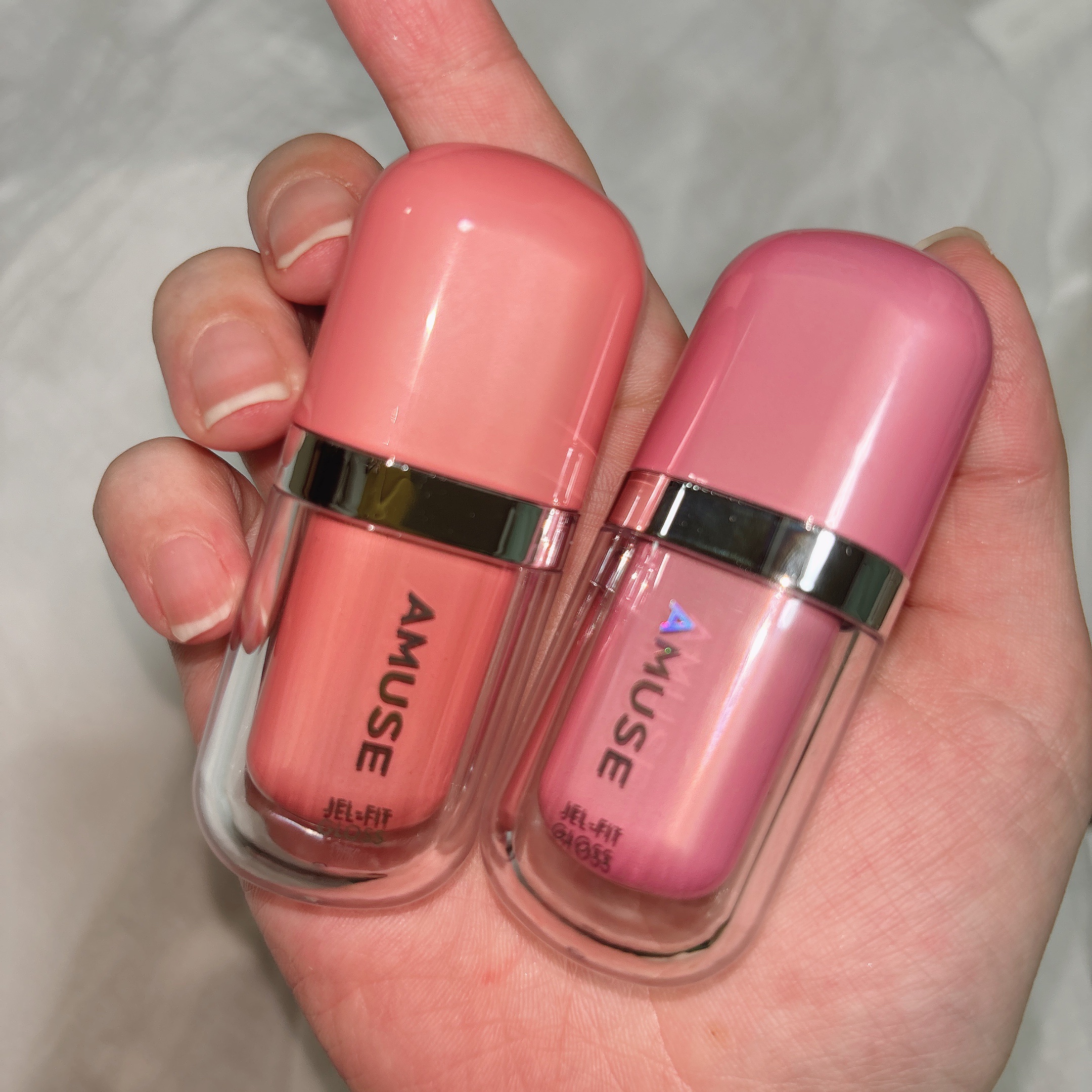 ジェルフィットグロス/AMUSE/リップグロスを使ったクチコミ（2枚目）