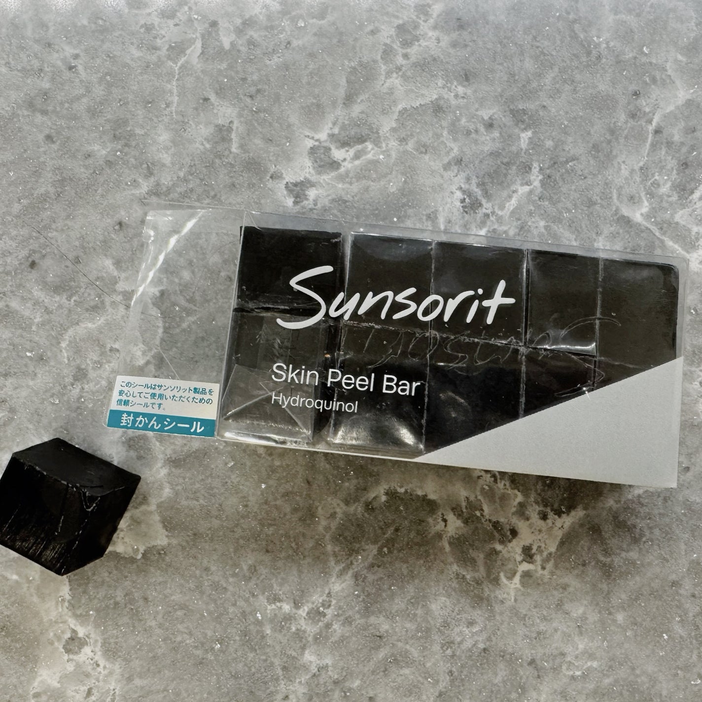 スキンピールバー ハイドロキノール/サンソリット/洗顔石鹸を使ったクチコミ(1枚目)