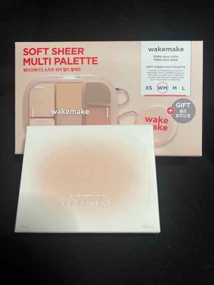 ソフトシアーマルチパレット 01 コーラルヘルツ/wakemake/アイシャドウパレットの画像