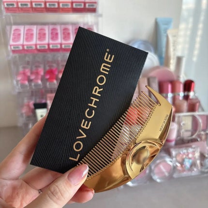 (R)K24GPツキ ゴールド/LOVECHROME/ヘアコームを使ったクチコミ(1枚目)
