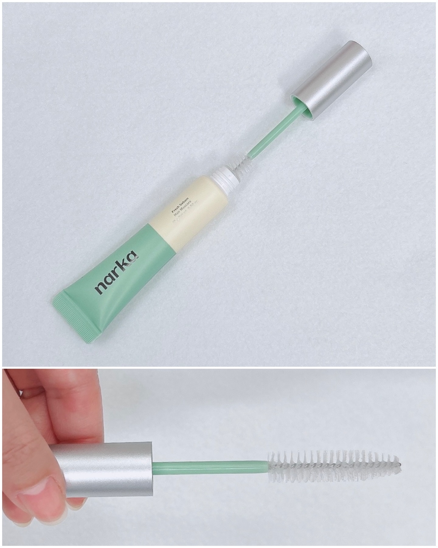 フレッシュセバムヘアマスカラ/narka/その他スタイリングを使ったクチコミ（3枚目）