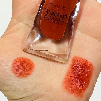 オブジェリキッド/MUZIGAE MANSION/口紅を使ったクチコミ(2枚目)