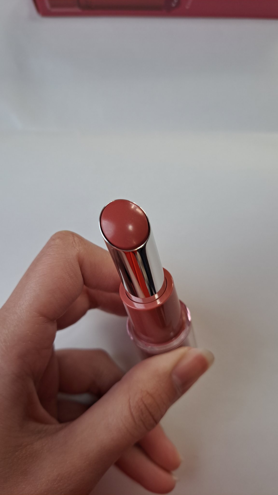 ハグマイリップ　カラーロックプランピーバーム/up2me/口紅を使ったクチコミ（2枚目）