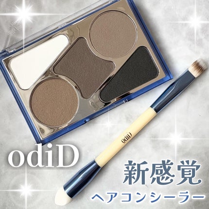 ヘアコンシーラーパレット&アーティスト デュアルブラシ/odiD/その他スタイリングを使ったクチコミ(1枚目)
