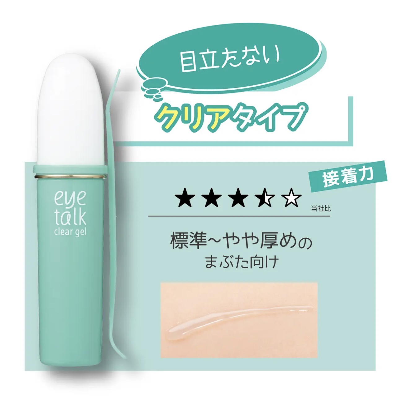 アイトーク クリアジェル/アイトーク/二重まぶた用アイテムを使ったクチコミ（2枚目）