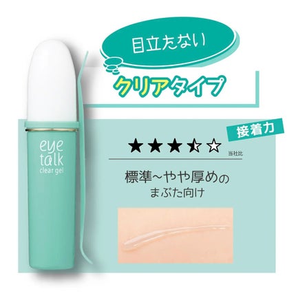 アイトーク クリアジェル/アイトーク/二重まぶた用アイテムを使ったクチコミ(2枚目)