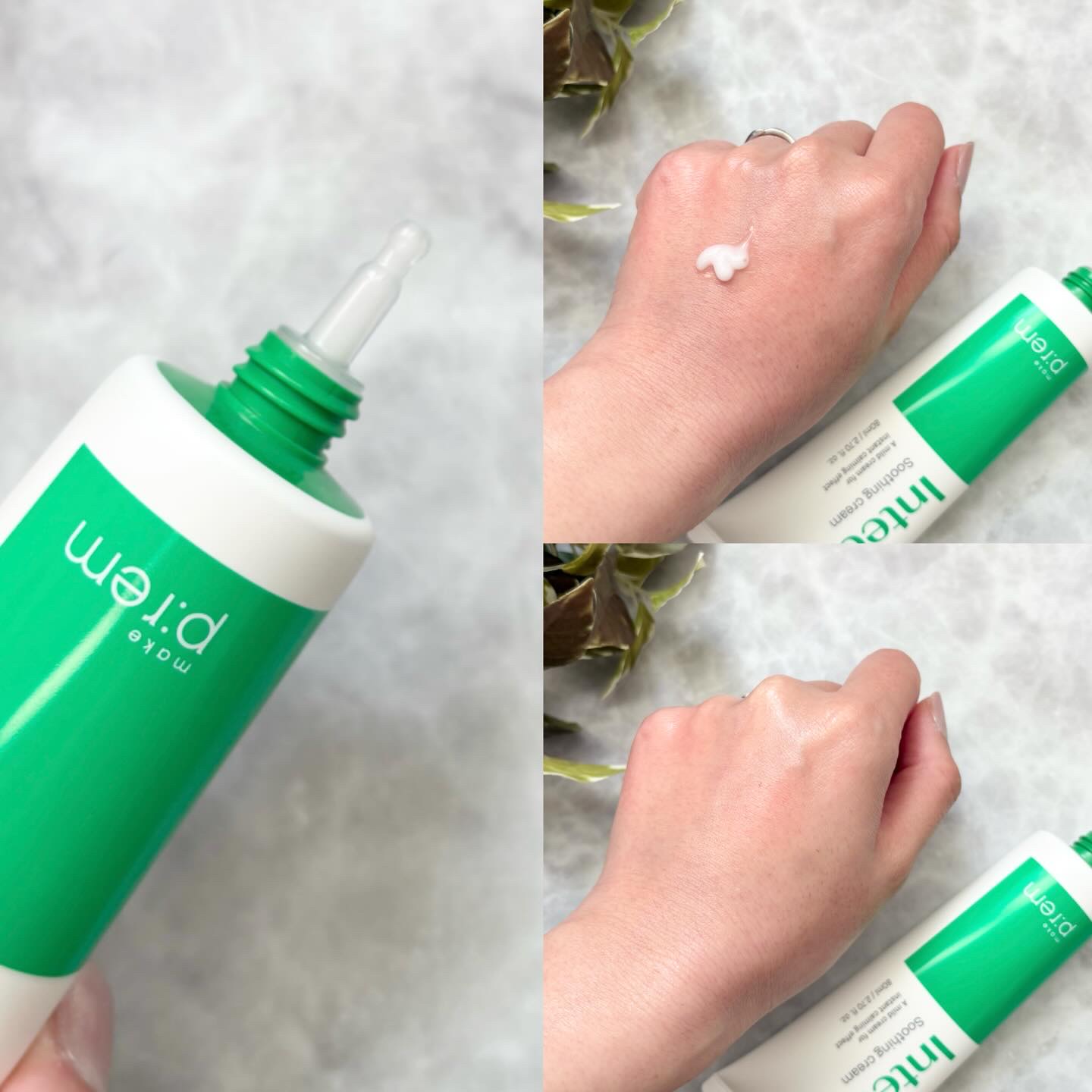 インテカ スージングクリーム/make prem/フェイスクリームを使ったクチコミ（3枚目）