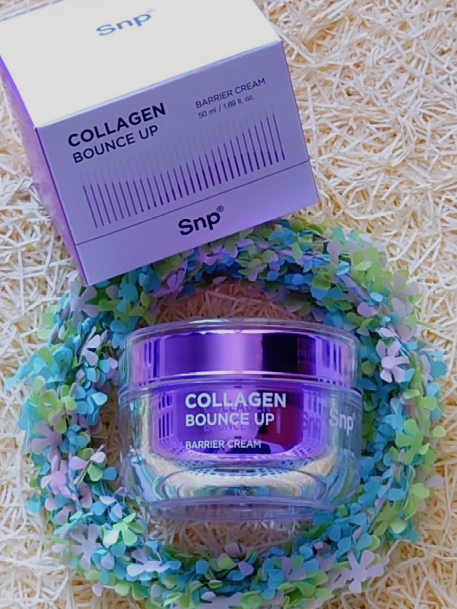 コラーゲンバウンスアップバリアクリーム/SNP/フェイスクリームを使ったクチコミ（3枚目）