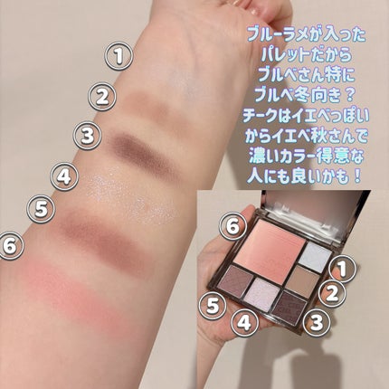 フルメイクアイシャドウパレット/CZEL/アイシャドウパレットを使ったクチコミ(2枚目)