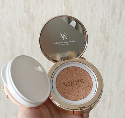 プレステージグロウスキンフィットクッション/VINNE /クッションファンデーションを使ったクチコミ(2枚目)