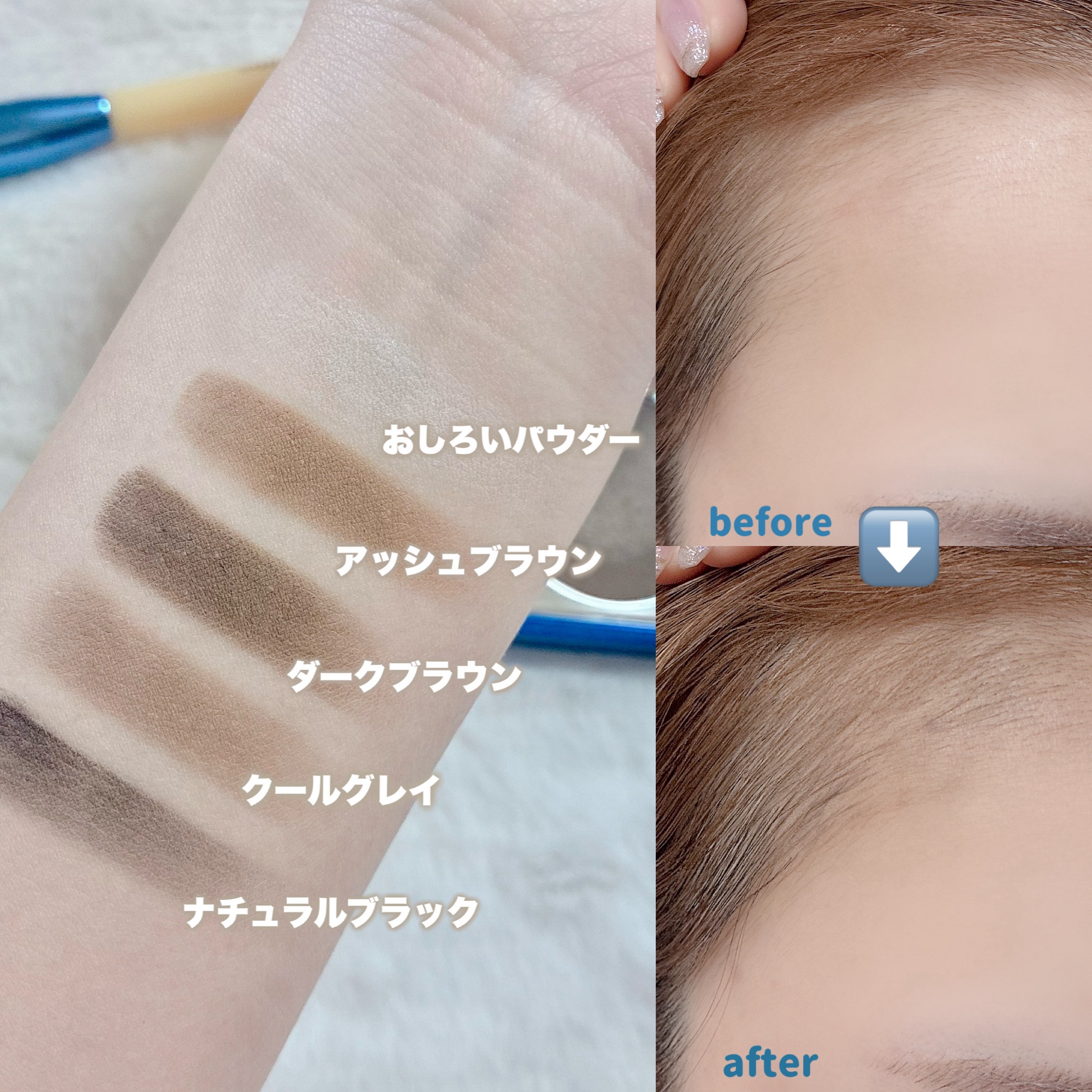  ヘアコンシーラーパレット&アーティスト デュアルブラシ/odiD/その他スタイリングを使ったクチコミ（3枚目）