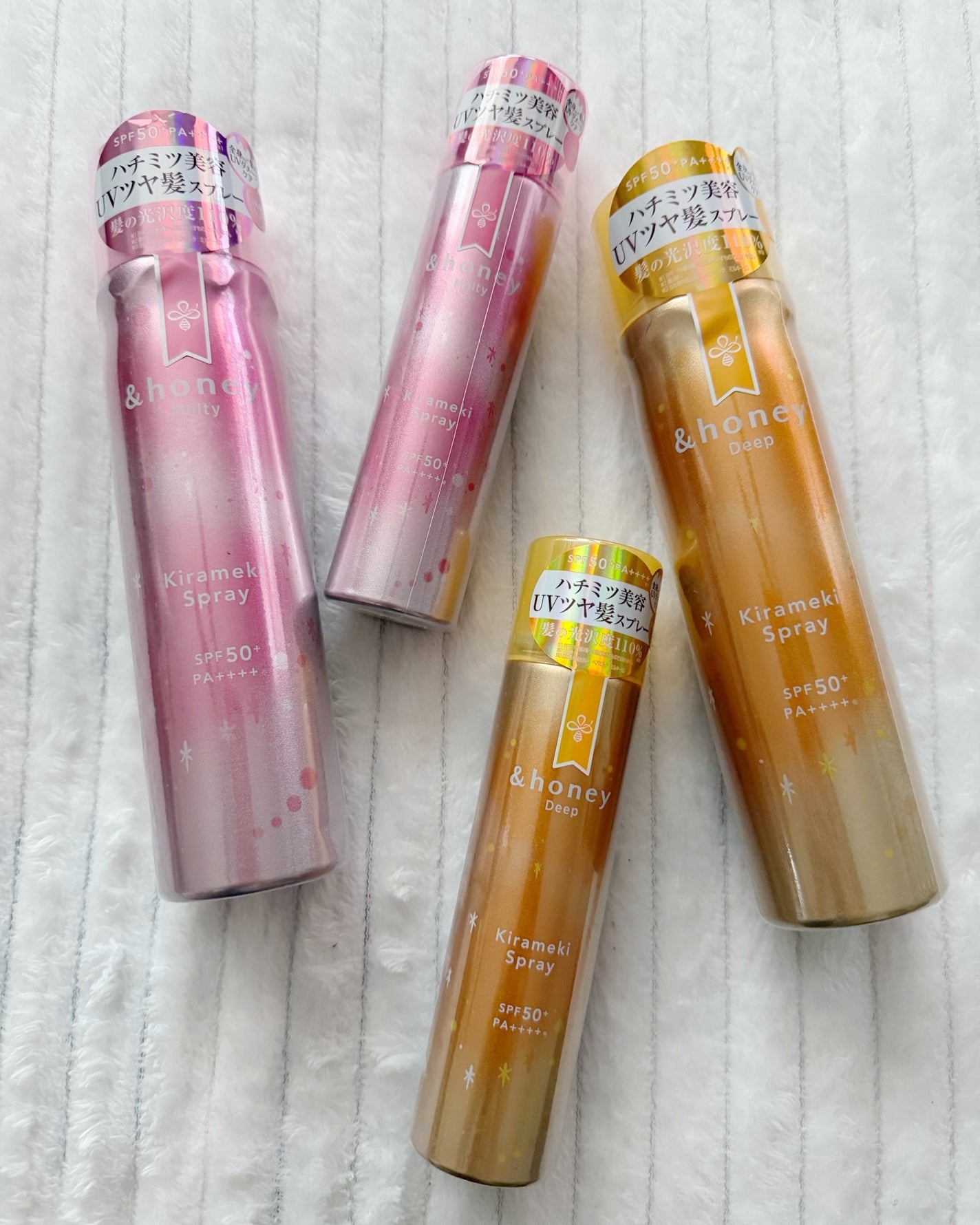 アンドハニー メルティ モイストリペア キラメキスプレー/&honey/ヘアスプレーを使ったクチコミ(5枚目)