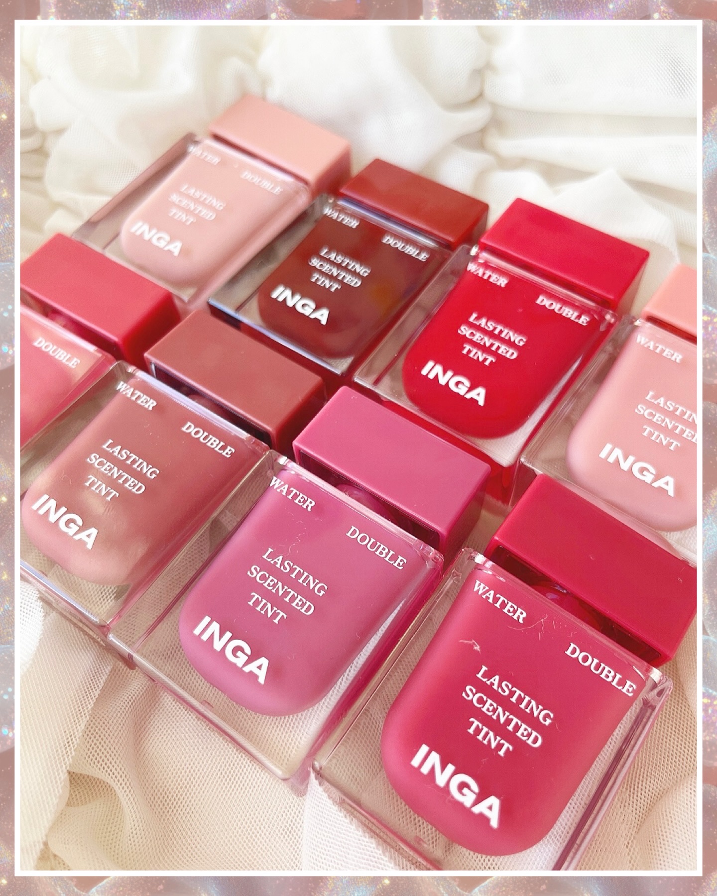 ウォーターダブルラスティングセンティッドティント/INGA/リップティントを使ったクチコミ（2枚目）