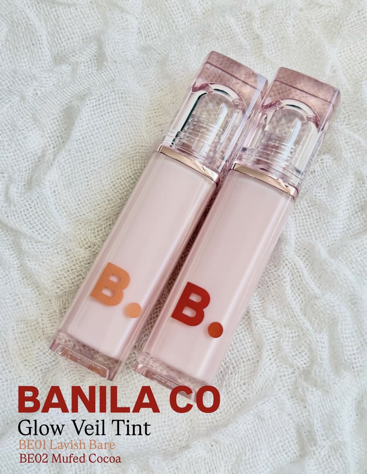 ⁡
♡🌷🥕♡🌷🥕♡🌷
⁡
 BANILA CO
⁡
🌷🥕♡🌷🥕🌷♡🥕
⁡
Glow Veil Tint
⁡
BE01  Lavish Bare
BEO2  Muted Cocoa
⁡
⁡
私、実はこのア