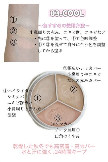 カバーアッププロコンシーラー/TFIT/パレットコンシーラーを使ったクチコミ(2枚目)