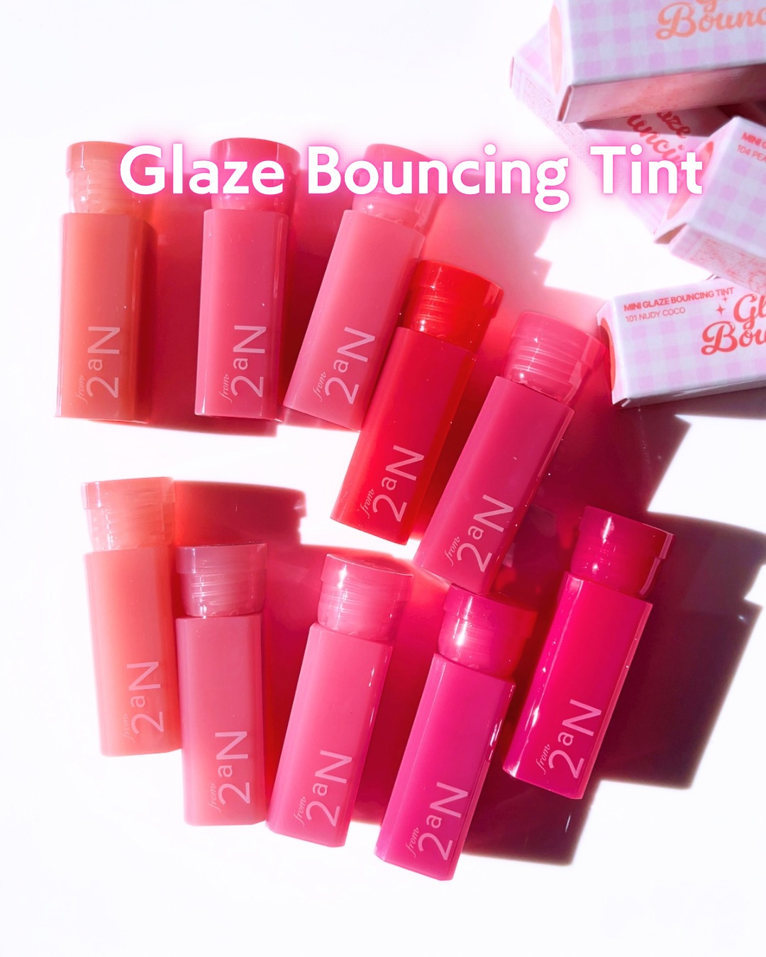 ミニグレイズバウンシングティント/2aN/リップティントを使ったクチコミ（2枚目）