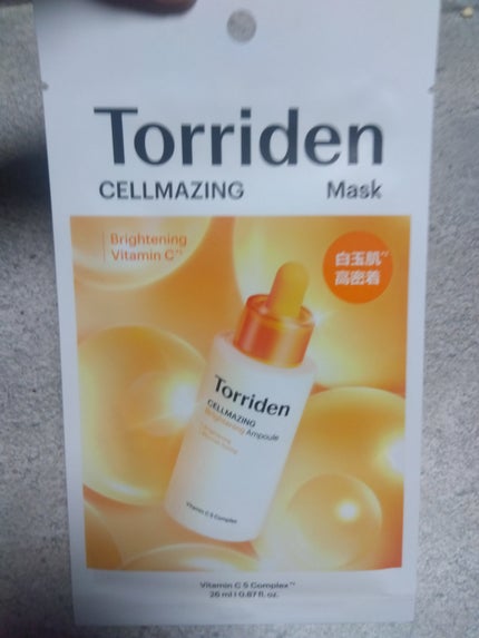 セルメイジング ビタC ブライトニングマスク/Torriden/シートマスク・パックを使ったクチコミ(1枚目)