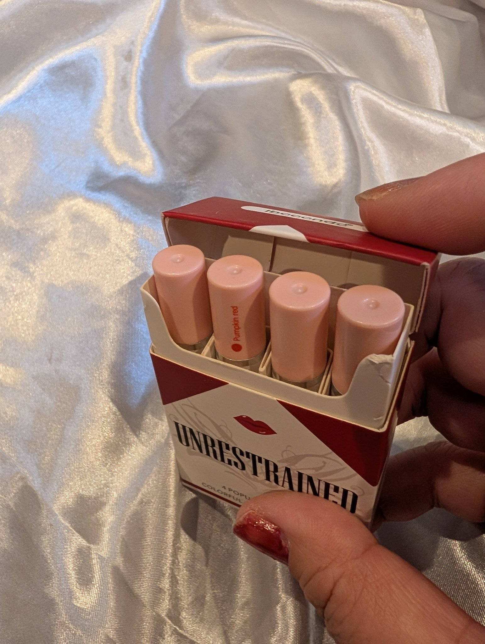 タバコ口紅/アリエク/口紅を使ったクチコミ（2枚目）